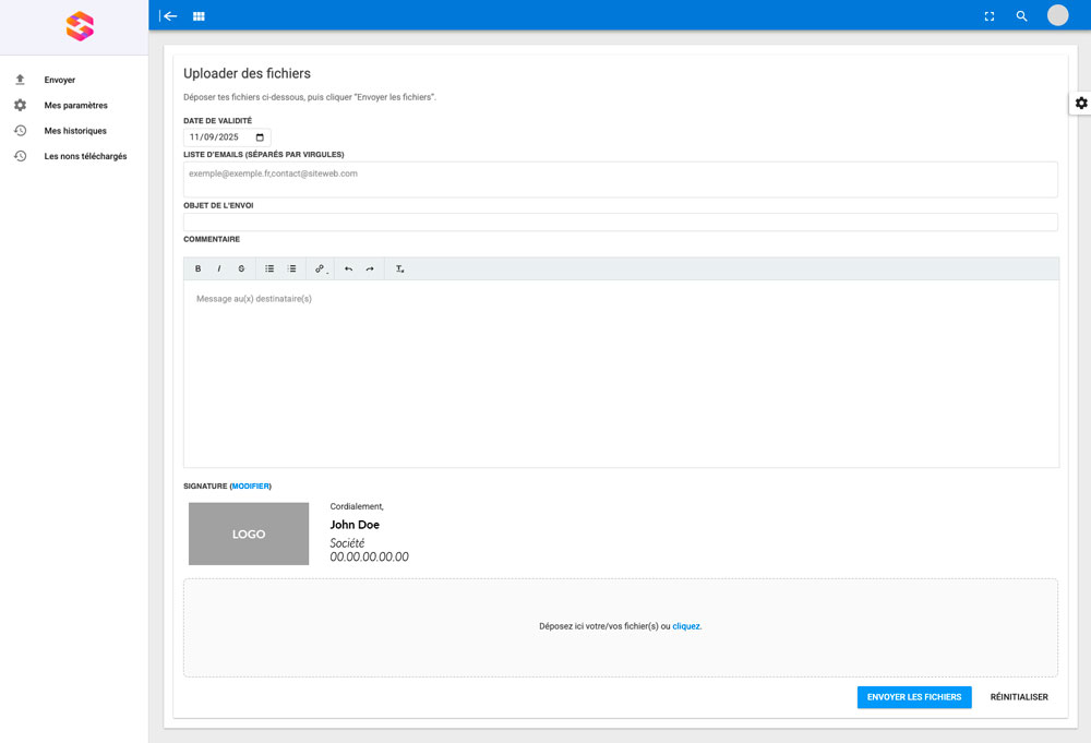SHARYBOX - Partage de fichier